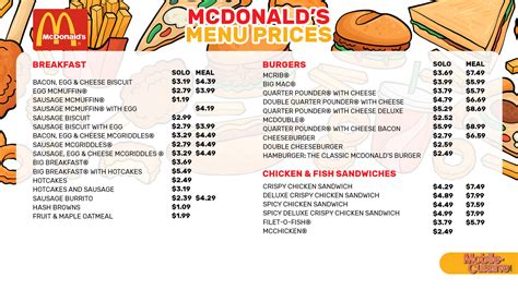 McDonald's Menu with Prices [September 2024 ] .